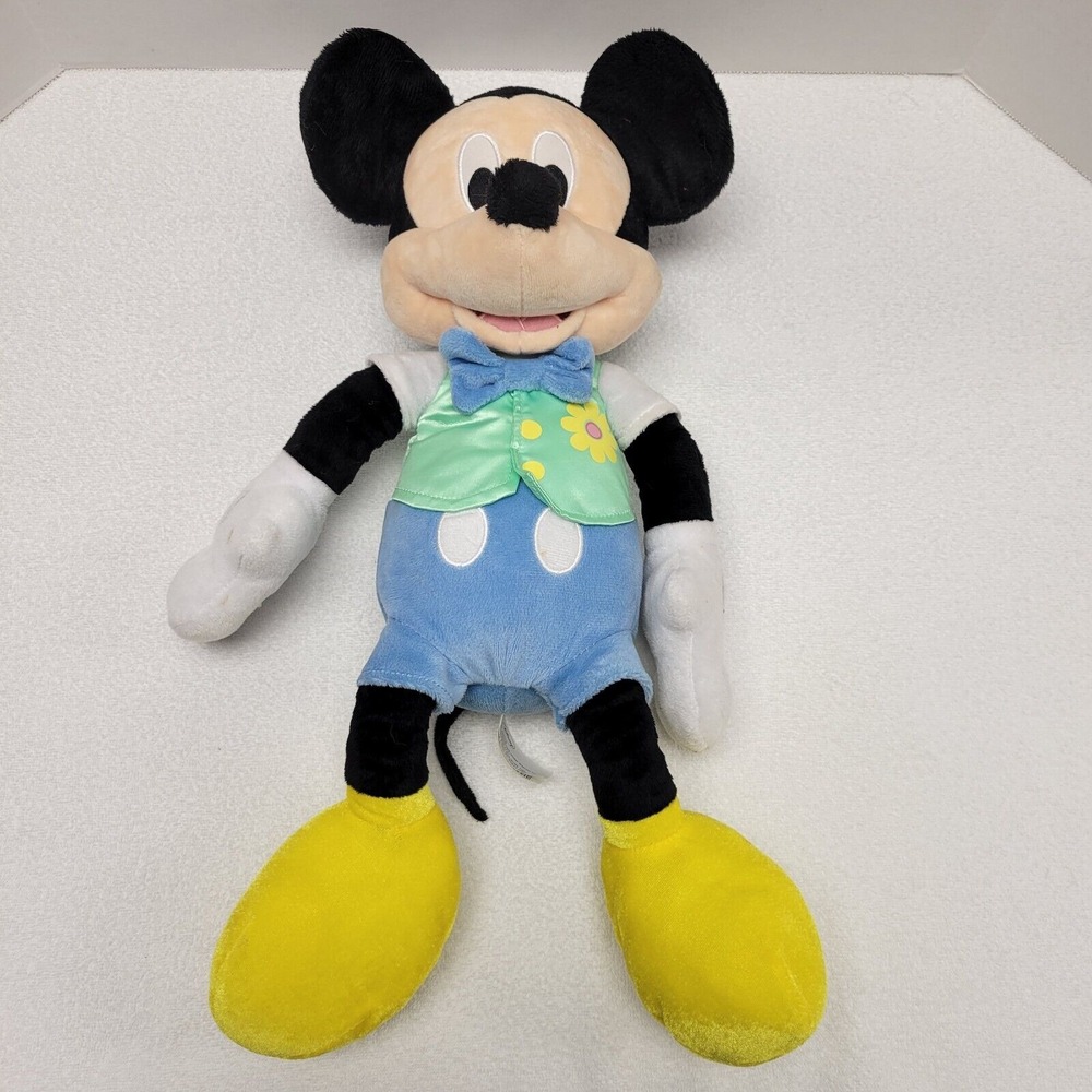 Disney Mickey Mouse w/ blue bow-tie and green vest 25"